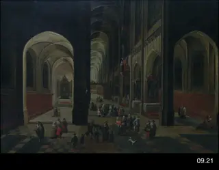 Interior of a Gothic Church