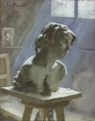 Interior of a Studio in Paris