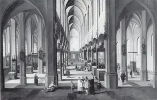 Interior of Antwerp Cathedral
