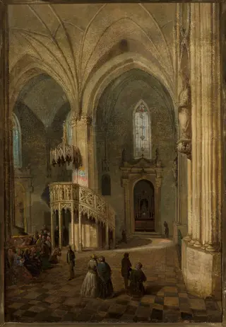 Interior of St. John’s Cathedral in Warsaw