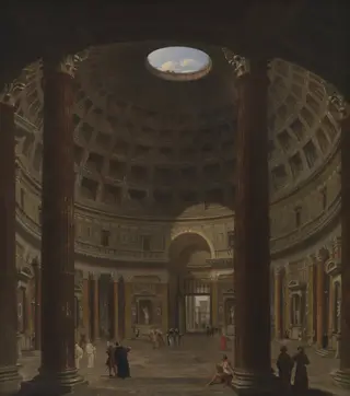 Interior of the Pantheon, Rome
