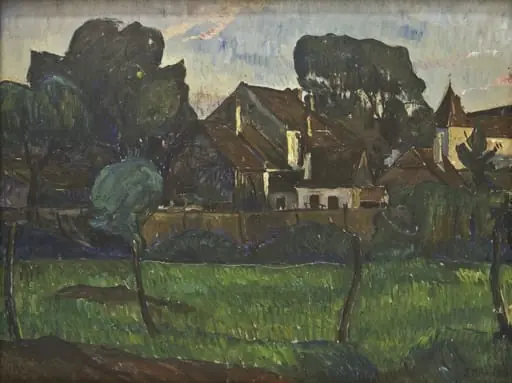 Peisaj din Făgăraș, by Ioan Mihail