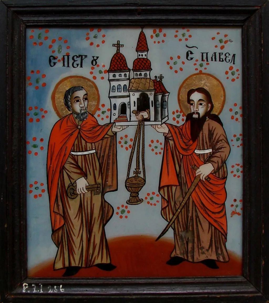 Apostolii Petru și Pavel, by Ioan Pop de la Făgăraș, unspecified