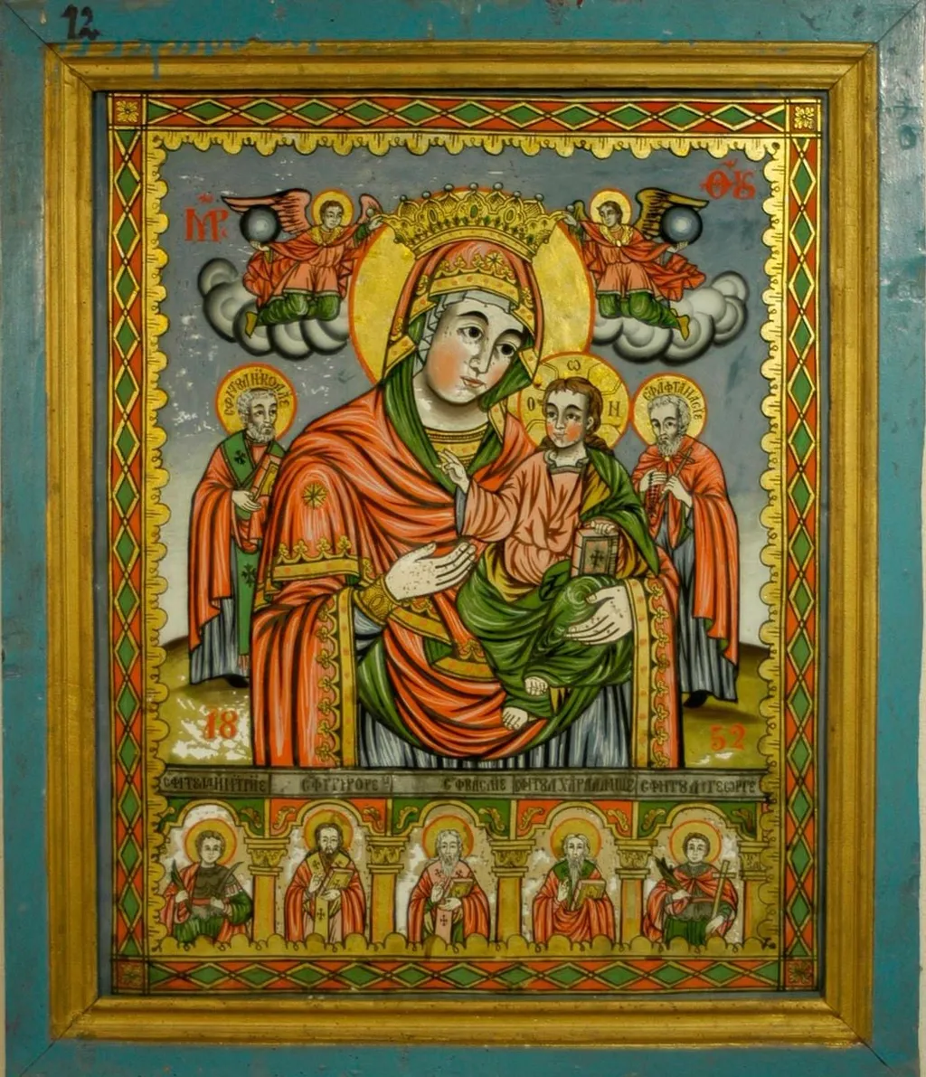 Maica Domnului cu Pruncul, by Ioan Pop de la Făgăraș, unspecified, 1852