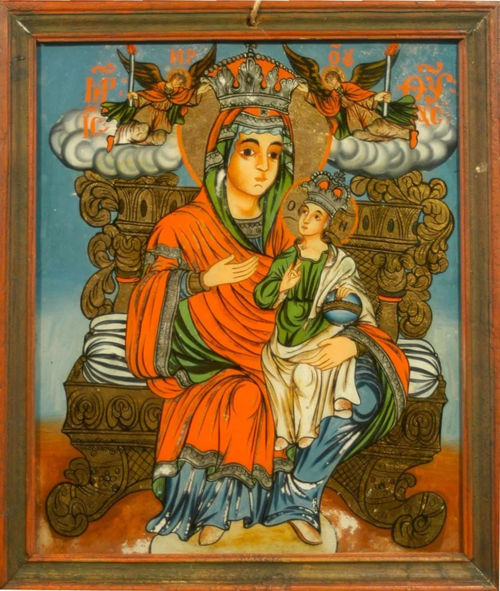 Maica Domnului cu Pruncul, by Ioan Pop de la Făgăraș, unspecified