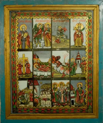 prăznicar cu sfinți, by Ioan Pop de la Făgăraș