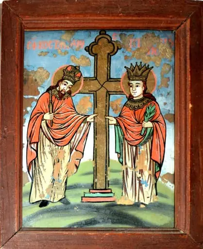 Sfinții împărați Constantin și Elena, by Ioan Pop de la Făgăraș