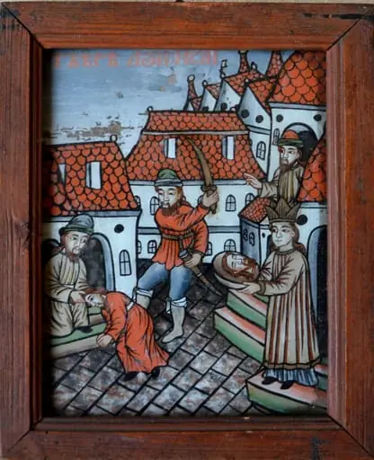 Tăierea capului Sf. Ioan Botezătorul, by Ioan Pop de la Făgăraș