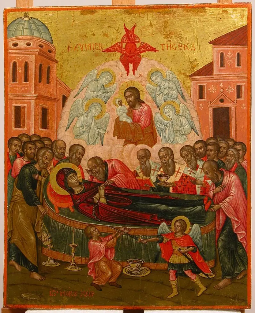 The Dormition of the Virgin, by Ioannis Moschos