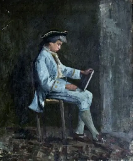 Băiat costumat, by Ion Andreescu