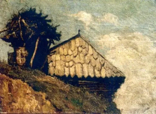 Bordei țărănesc, by Ion Andreescu