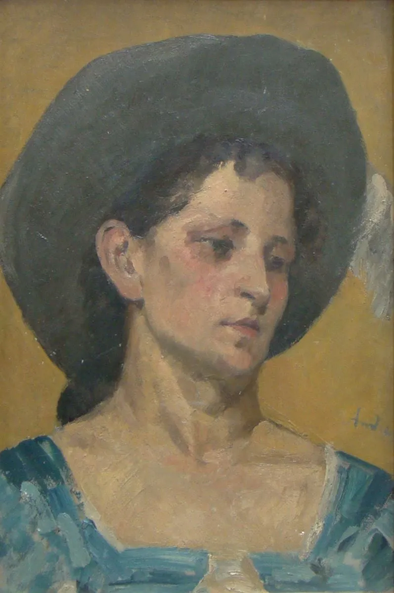 Cap de femeie, by Ion Andreescu, unspecified