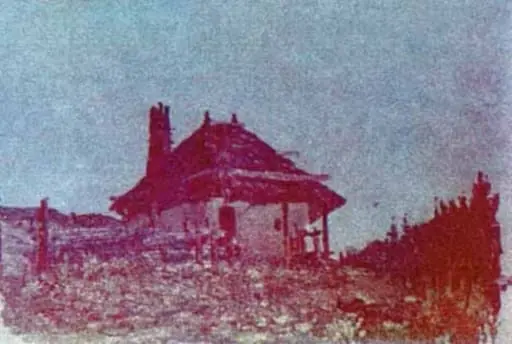 Casă la țară, by Ion Andreescu