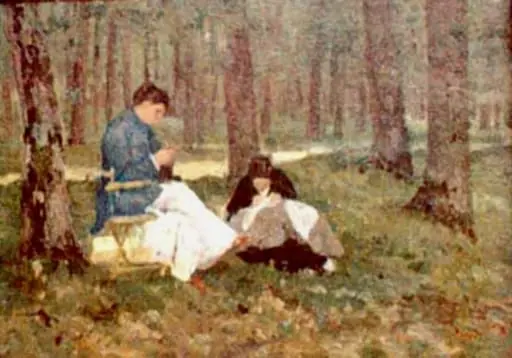 Cusătorese, by Ion Andreescu