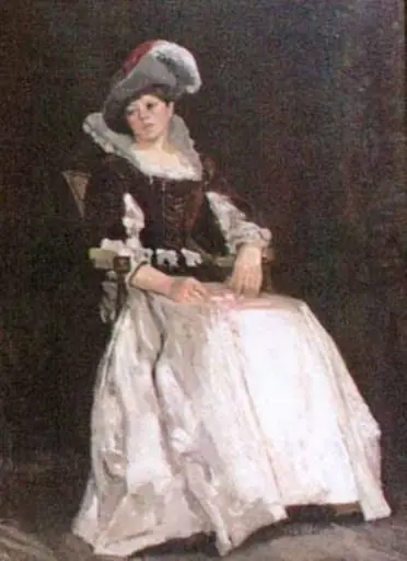Femeie în fotoliu, by Ion Andreescu