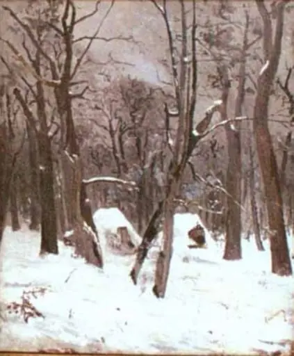Iarna în pădure, by Ion Andreescu