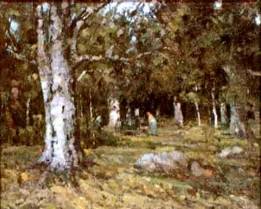 Pădure de fagi vara, by Ion Andreescu