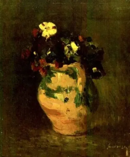 Pansele în ulcică, by Ion Andreescu