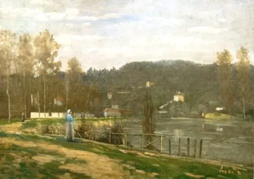 Peisaj din Franța, by Ion Andreescu