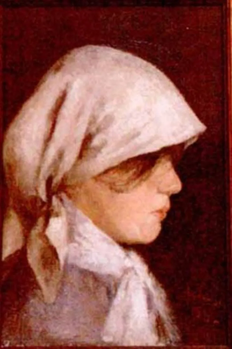 Profil de fată, by Ion Andreescu, unspecified, 1881