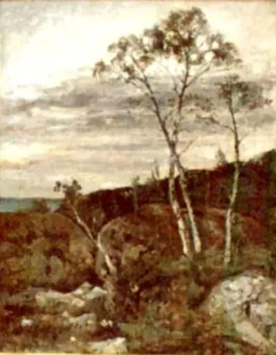 Stâncile de la Apremont, by Ion Andreescu
