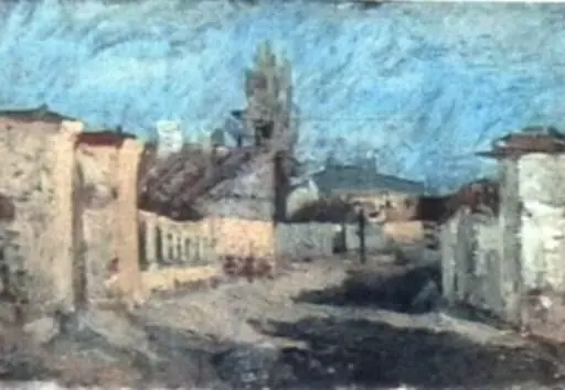 Stradă din Buzău, by Ion Andreescu