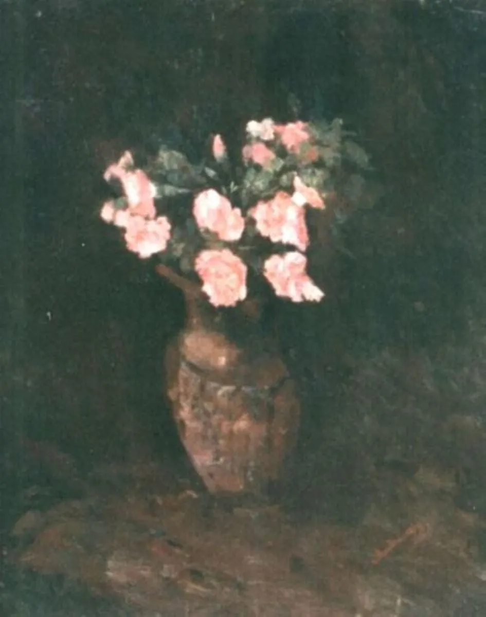 Vas cu flori, by Ion Andreescu, unspecified, 1875