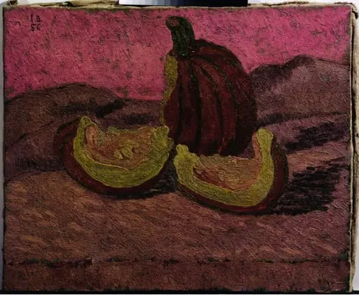 Natură moartă cu dovleac, by Ion Bițan
