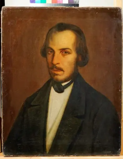 Portretul lui Nicolae Bălcescu, by Ion D. Negulici