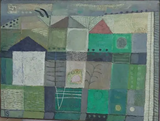 Peisaj rural constructivist, by Ion Sălișteanu
