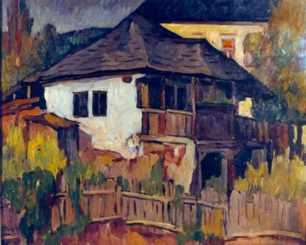 Casă țărănească din Curtea de Argeș, by Ion Theodorescu-Sion, unspecified, 1922