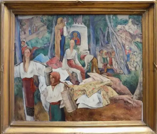 La fântână