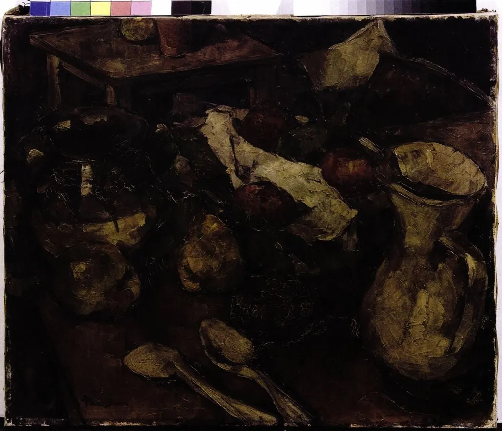 Natură statică cu fructe și ulcele, by Ion Theodorescu-Sion, unspecified, 1920