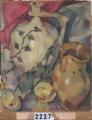 Natură statică cu urcior și mere, by Ion Theodorescu-Sion