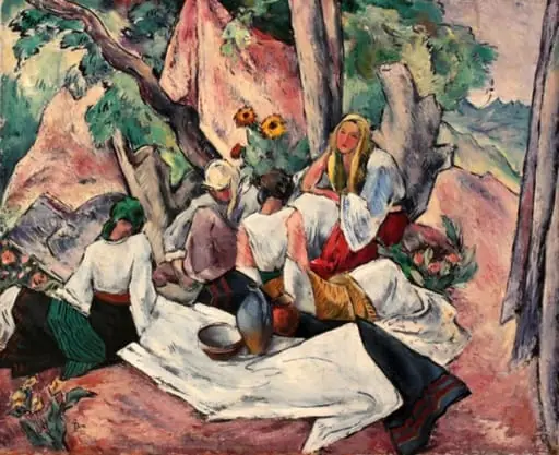 Petrecere câmpenească, by Ion Theodorescu-Sion
