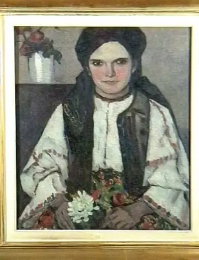 Portret de țărancă, by Ion Theodorescu-Sion