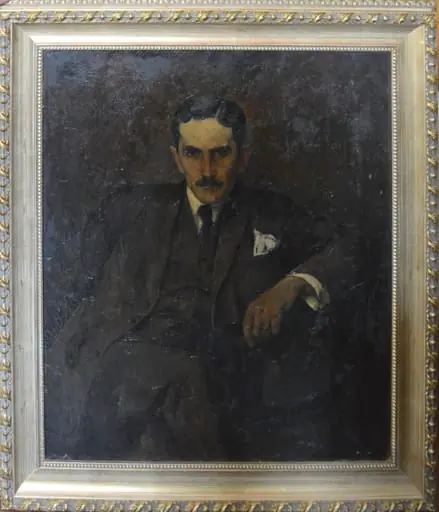 Portret (Nicolae Malaxa), by Ion Theodorescu-Sion