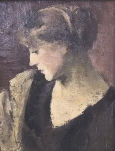 Soția artistului, by Ion Theodorescu-Sion