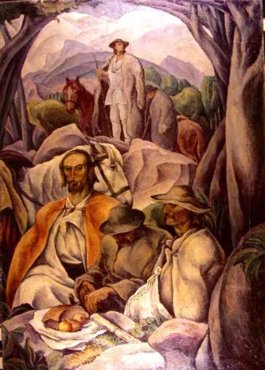 Străjerii, by Ion Theodorescu-Sion, unspecified, 1925