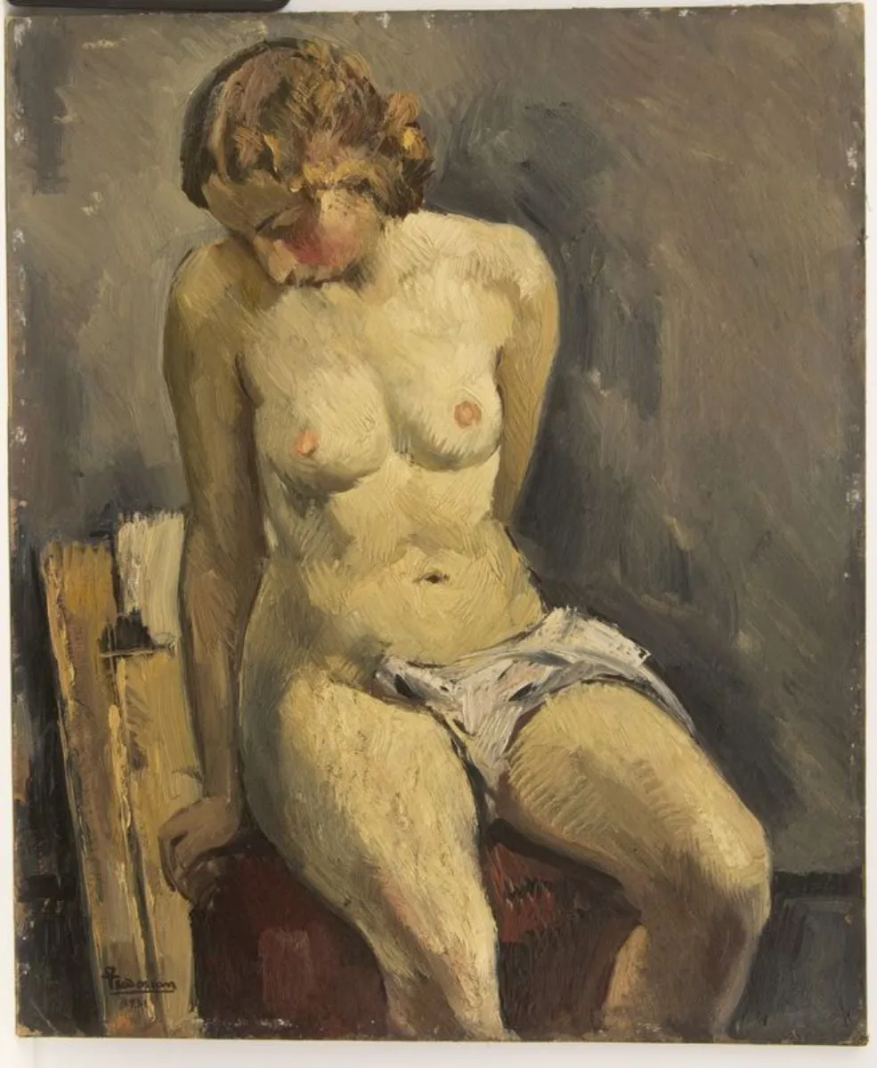 Studiu de nud, by Ion Theodorescu-Sion, unspecified