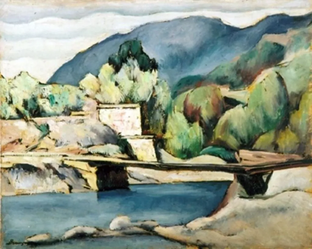 Valea Șușiței (peisaj cu râu), by Ion Theodorescu-Sion, unspecified, 1920