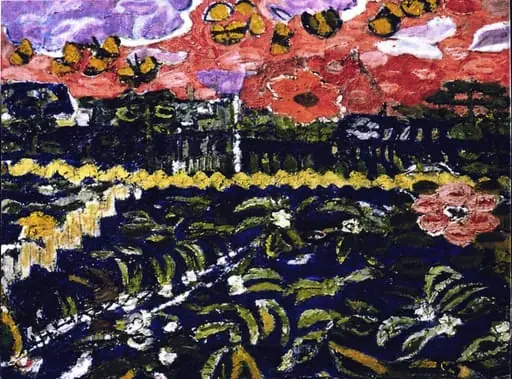 Câmp albastru, by Ion Țuculescu