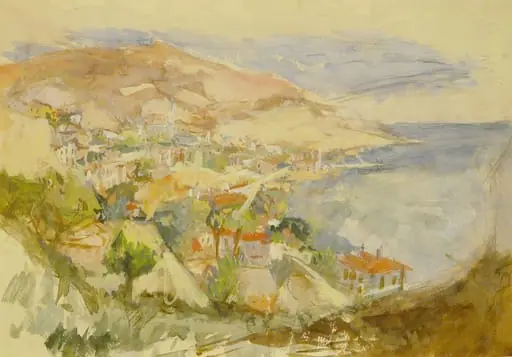 Contraste de culoare la Balcic, by Ion Țuculescu