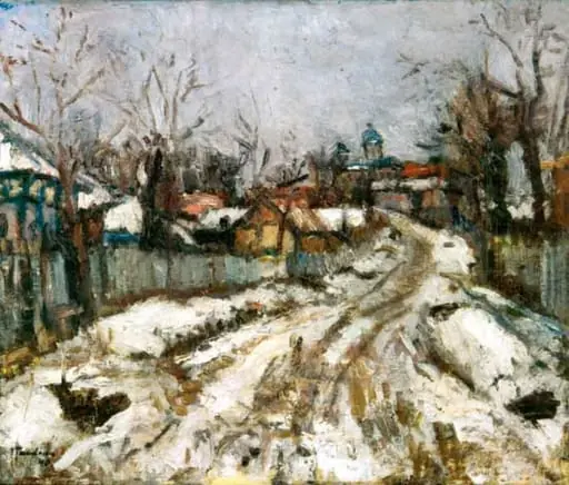Iarnă, by Ion Țuculescu