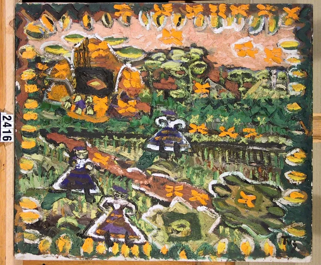 Peisaj animat, by Ion Țuculescu, unspecified