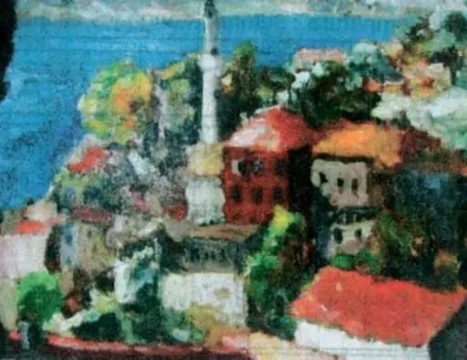 Peisaj cu geamie, by Ion Țuculescu