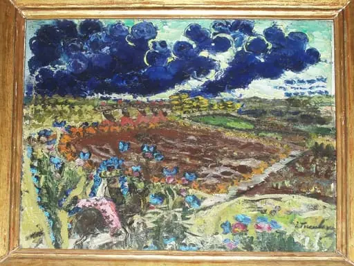 Peisaj cu măgar, by Ion Țuculescu