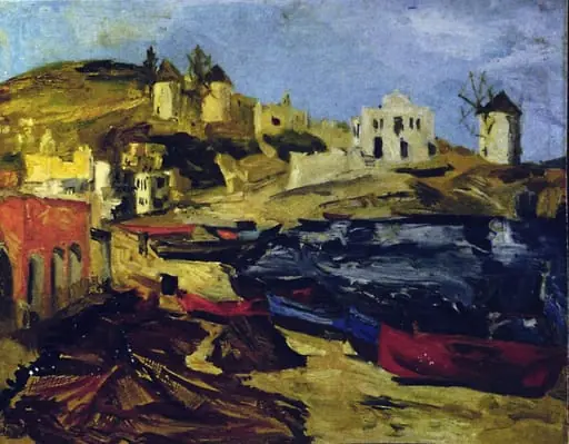 Peisaj din insula Paros, by Ion Țuculescu