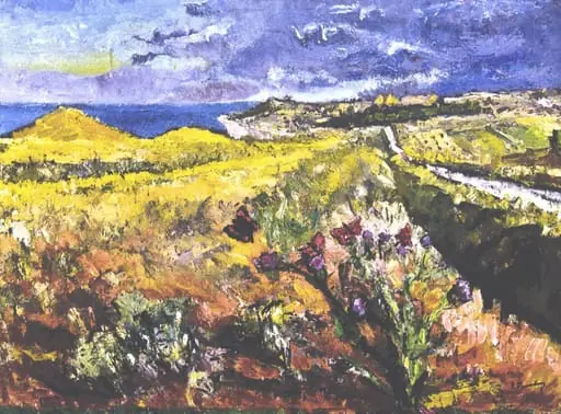 Peisaj marin cu fluturi, by Ion Țuculescu