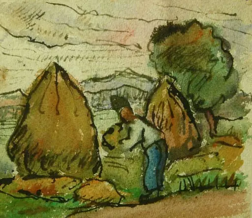 Peisaj rustic, by Ion Țuculescu